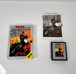 Atari 7800 Motor Psycho CX7852 Vintage Videospiel Komplettsatz 1990 - Bild 1 von 10