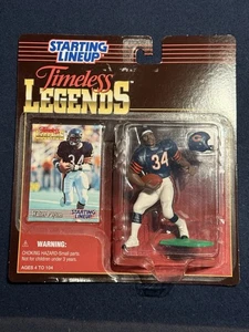 1995 Kenner SLU-Walter Payton/Bears/Black Shoes-Timeless Legends Figure w/Card - Picture 1 of 2