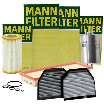 Kit de filtro de aceite de motor de combustible de cabina de aire Mann-Filter para Mercedes-Benz SL55 AMG Foto 1 de 2