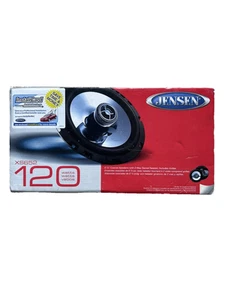Jensen XS652 120 Watts 6 1/2 Coaxial Speaker with 2 Way Swivel Tweeter Grilles - Picture 1 of 8