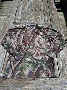Ol Tom Technical Turkey Gear Large Shirt Realtree Hardwoods Men Mock Long Sleeve - Picture 1 of 14