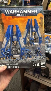 Warhammer 40k Space Marines Drop Pods - Foto 1 di 6