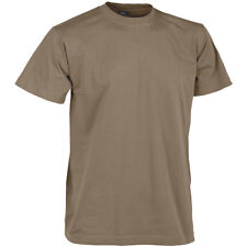 HELIKON ARMY TACTICAL COMBAT MENS T-SHIRT WORK WEAR 100% COTTON US BROWN S-3XL