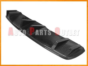 Big Fins Carbon Fiber Diffuser Cover For 2007-2013 BMW E71 X6 SUV Liftback Only - Picture 1 of 3