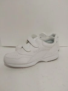 PROPET W3902 WHITE LEATHER DUAL STRAP LADIES 10W SHOES NEW - Picture 1 of 5