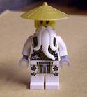 Lego Ninjago Figur - Master Wu ( Sensei weiss white Meister Set 70734 ) Neu
