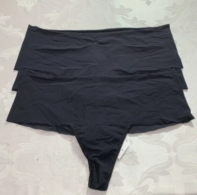 Tanga de tiro alto Hanky Panky Breathe para mujer, talla 2X, paquete de 3 Foto 1 de 4