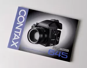 Contax 645 Camera Instruction Manual Guide Book French/Spanish. - Picture 1 of 1