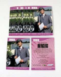 Lot of (20) 2003 Strictly Ink The Avengers Definitive Series 1 Promo Card (WEB2)