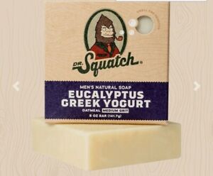 Dr Squatch Eucalyptus Greek Yogurt Soap – Natural Manly Cold Process Soap Bar