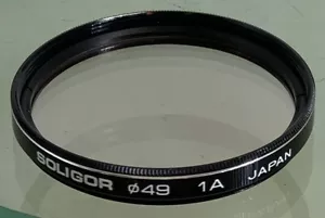 SOLIGOR Skylight 1A 49mm Filter For Camera Lens + Clean + Good Condition - 795 - Picture 1 of 2