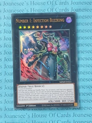 Number 1: Infection Buzzking MZMI-EN023 Ultra Rare Yu-Gi-Oh Card 1st Edition New - Image 1 of 3