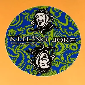 Killing Joke Pandemonium Sticker English Rock Band Jaz Coleman Geordie Walker - Picture 1 of 2