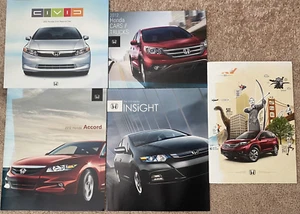 2012 Honda Original Car Sales Brochures Catalogs CRV Insight Civic Accord - Bild 1 von 2