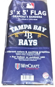 Bandera de patio de béisbol Tampa Bay Rays 3' x 5' MLB béisbol nueva - Imagen 1 de 2
