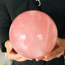 Natural powder crystal ball mineral healing Polished sphere Collectible 3412g