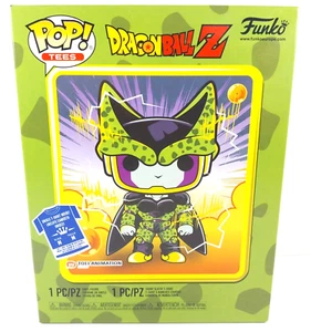 Dragon Ball Z Funko Pop Tees Perfect Cell Figurine Vinyle avec T-Shirt Taille M - Imagen 1 de 3
