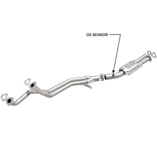 Convertidor de escape catalítico Magnaflow ajuste directo para BMW 735i 1985-1987 3,4 L Foto 1 de 1