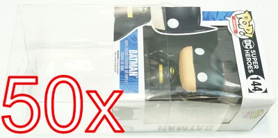 50 X Xullu Klarsicht Schutz Hülle für 4" Funko POP! Figuren OVP 0,35 mm PET