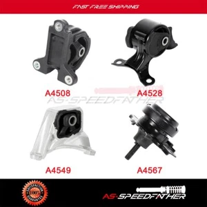 4PCS Engine Mount Motor For Fits 2002-2006 Acura RSX/Handa Civic 2.0L MT A4567 - Picture 1 of 6
