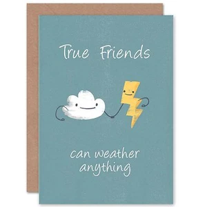 Wahres Wetter Alles Freunde Geburtstagskarte - Bild 1 von 4