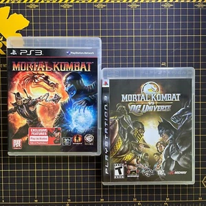 Lot 2 Mortal Kombat & MK vs DC Universe PS3 PlayStation 3 Asia English Complete - Bild 1 von 5