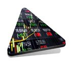 1x Triangle Fridge MDF Magnet Stock Market Chart Stocks Shares Trade #52150
