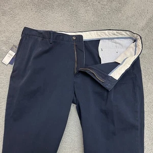 Polo Ralph Lauren Pants Mens 46x30 Classic Fit Chino Navy Blue Cotton Casual NWT - Picture 1 of 13