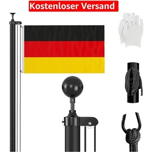 Fahnenmast, Gartenflaggenmast, Aluminium Flaggenmast - Bild 1 von 2