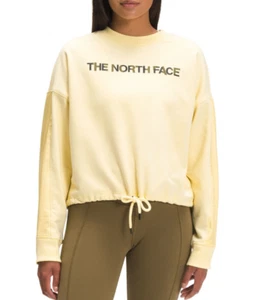 The North Face Coordinates Drawstring-Hem Sweatshirt Pale Banana Size 2XL 3359 - Picture 1 of 1