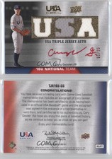 2009 Upper Deck USA Baseball Box Set Red Ink /25 Cory Geisler #TJA16U-CG Auto
