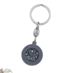 PORTE CLE SAINT CHRISTOPHE - EFFIGIE - Imagen 1 de 2