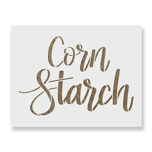 Kitchen Label Corn Starch Stencil - Picture 1 of 4