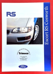 1992 FORD ESCORT RS COSWORTH Sales Brochure - Road Sport & Road Luxury - MINT! - Picture 1 of 4