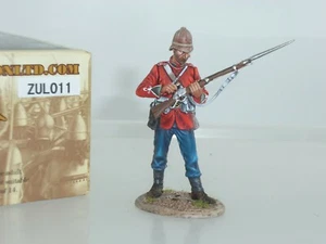 FIRST LEGION ZUL011 ZULU WAR BRITISH 24TH FOOT SOLDIER STANDING LOADING RIFLE - Picture 1 of 2