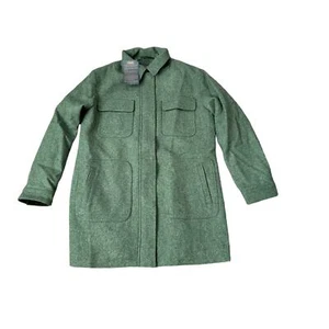 Chaqueta Abrigo Pendleton Verde Salvia Lana Cremallera Completa Mujer Talla 10 - Imagen 1 de 8
