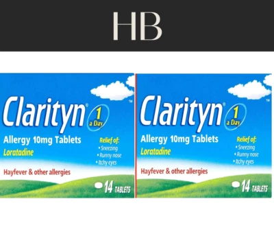 CLARITIN Clarityn Allergy Relief Tablets 10mg x 28 | Hayfever | Fast Acting Loratadine