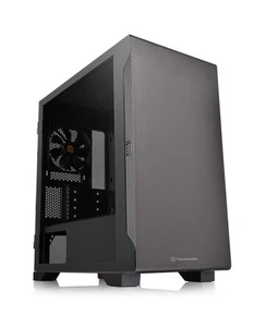 Thermaltake S100 Micro ATX Mini Tower Case - Tempered Glass - Picture 1 of 12
