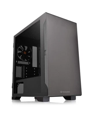Thermaltake S100 Micro ATX Mini Tower Case - Tempered Glass - Image 1 of 4