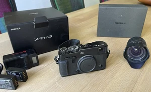 Fujifilm X-Pro3 26,1MP System Kamera, Objektiv 18-55mm, Ladegerät, Zubehörpaket - Bild 1 von 11