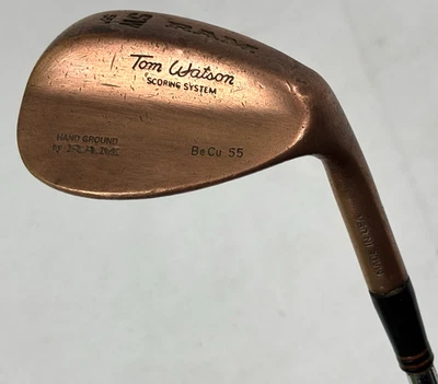 RAM Tom Watson Scoring System BeCu 55 Sand Wedge 55 Degree Golf Club USED RH - Image 1 of 4