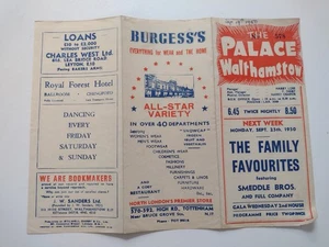 1950 Palace Walthamstow No Trees In The Street - Hilda Fenemore P Bridgmont - Bild 1 von 4