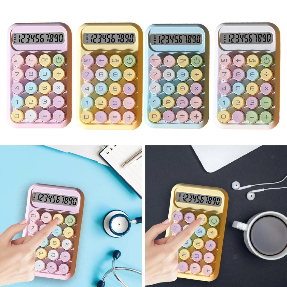 10 Digit Calculator Basic Pocket Calculator Portable Desk Accessory Aesthetic - Image 1 of 1