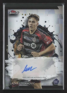 2024 Topps Finest MLS Lazar Stefanovic refractor radiocontrol automático #BA-LS Toronto FC - Imagen 1 de 2