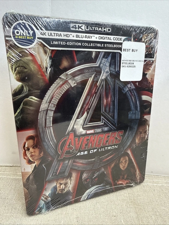 Avengers Age of Ultron (Blu-ray , 2015, Steelbook) - Image 1 of 2