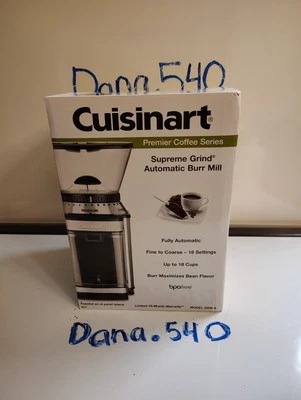 Molino de rebabas automático Cuisinart DBM-8 Supreme Grind *NUEVO EN CAJA* Auténtico* Foto 1 de 4