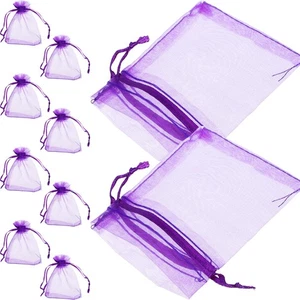 Bolsa de lavanda vacía 100 piezas bolsa de lavanda recargable transpirable flor seca - Imagen 1 de 12