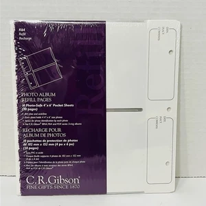 CR Gibson Fotoalbum K64 Refill 4x6 Fototaschenseiten - Bild 1 von 2