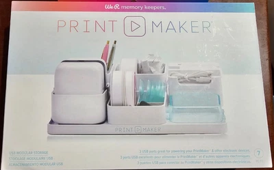 We R Memory Keepers Print Maker USB Modular Storage Tray Powered Charger Dock - Image 1 of 4