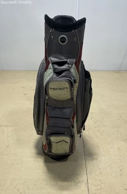 Acuity Golf Hiper 8-Way Divider Golf Cart Bag (Red/Grey) - Image 1 of 4